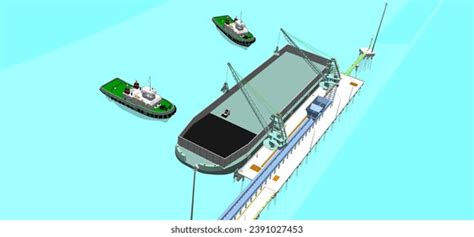 Barge Loading Conveyor Lebih Dari 82 Gambar Ilustrasi Stok Yang