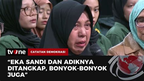 Tangis Ibu Eka Sandi Terpidana Kasus Vina Anaknya Korbankan Diri Demi