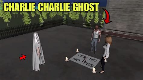 Franklin Plays Charlie Charlie Ghost Game At Night In Indian Bike