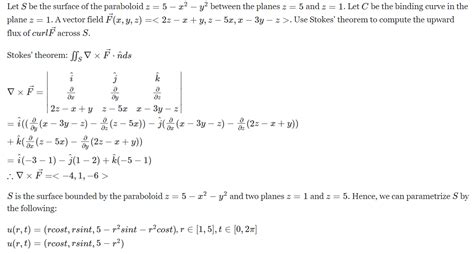 Solved Let S Be The Surface Of The Paraboloid Z X Y Between