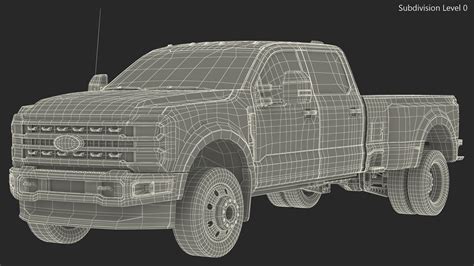 3D Model Ford Super Duty F-550 Lariat 2023 Pickup Truck - TurboSquid ...