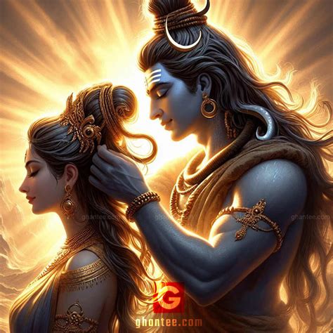 shiv parvati divine love HD - ghantee