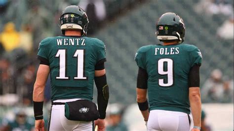 Carson Wentz and Nick Foles ‘Bro It Out’ at Eagles-Titans | Heavy.com