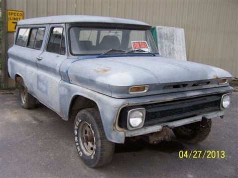 Purchase Used 1966 Suburban 2 Door With Rear Barn Doors In Chewelah Wa