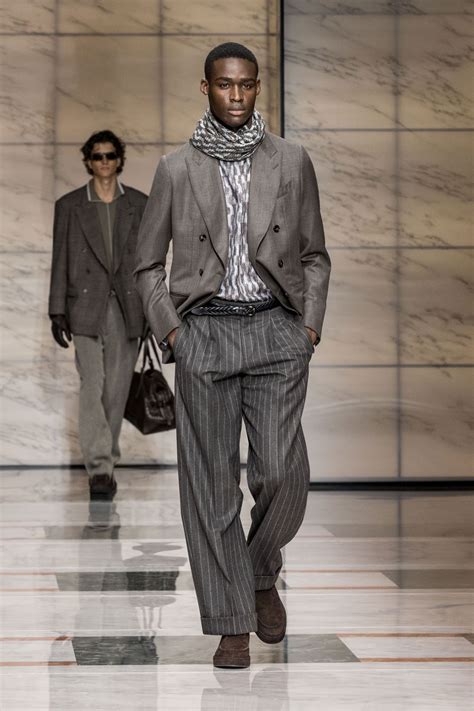 Giorgio Armani Menswear AW23 – Milan Fashion Week - THE FALL