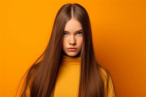 Premium AI Image Pretty Cute Model Angry Mood Face Expression With Blonde Hair