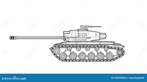 Coloring Military Tanks Pages