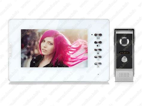 Цветной HD домофон 7" для частного дома Eplutus EP-7300-W с управлением ...