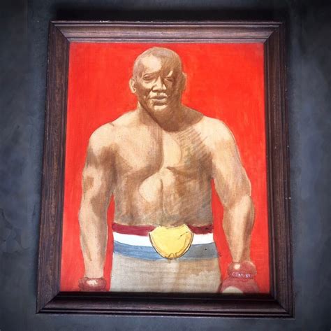 The Boxer Pugilist Painting Vintage Original Portrait Painting