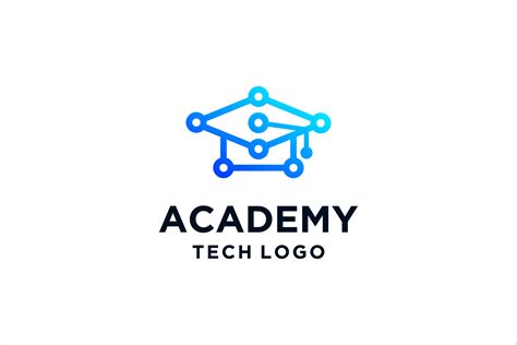 Tech Hat Graduate Academy Logo Graphic by artKULO · Creative Fabrica