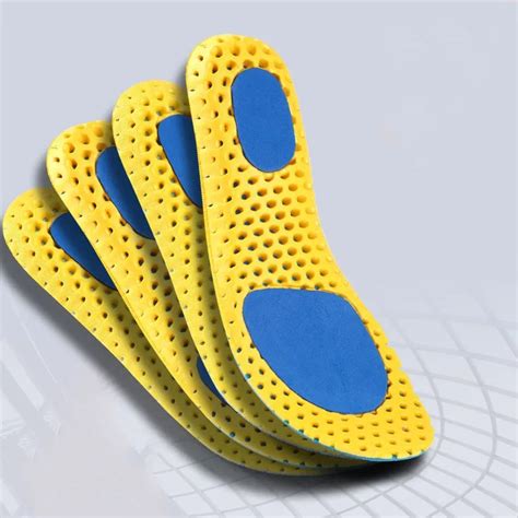 Memory Foam Insoles For Shoes Sole Mesh Deodorant Breathable Cushion Running Insoles For Feet