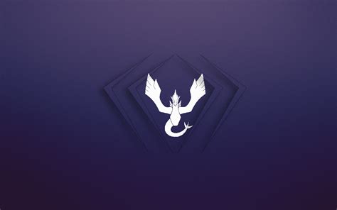 purple, Minimalism, Team Harmony, Pokemon Go, Lugia Wallpapers HD / Desktop and Mobile Backgrounds