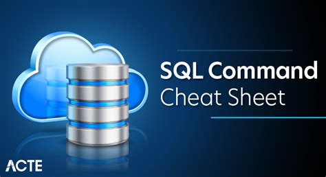 Sql Command Cheat Sheet Complete Guide Tutorial Check Out Updated 2025