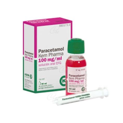 Paracetamol Kern Pharma 100 Mgml Gotas Orales En Solucion Efg 1 Frasco