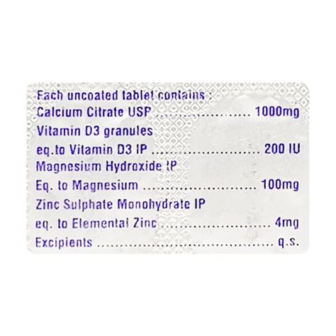 Buy Calcinyle Tablet 15s Online At Upto 25 Off Netmeds