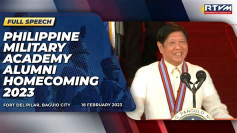 Philippine Military Academy Alumni Homecoming Speech