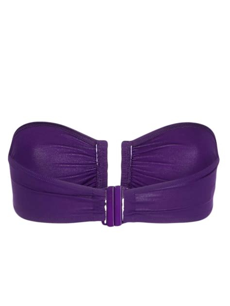 Eres Show Bandeau Bikini Top Purple Farfetch