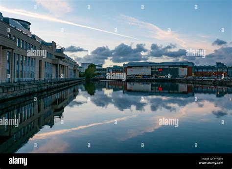 Victoria Quay, Scottish Government building and Ocean Terminal at ...