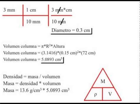 Problema Densidad Mercurio Calcular Peso En Newtons Y Libras Fuerza
