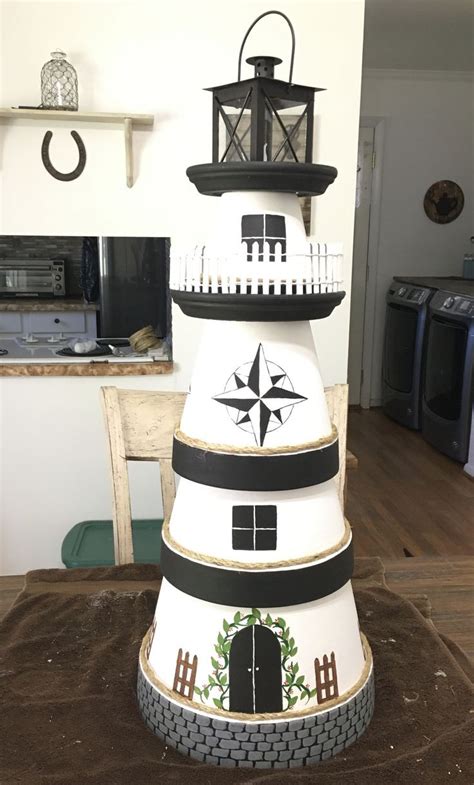 Images By Sylvia Candiano On Lighthouses C0B Terra Cotta Pot Crafts