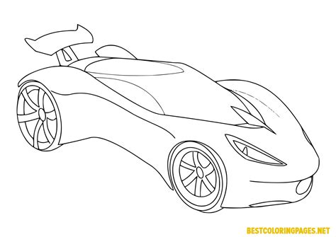 Hot Wheels Coloring Pages Bestcoloringpages Net