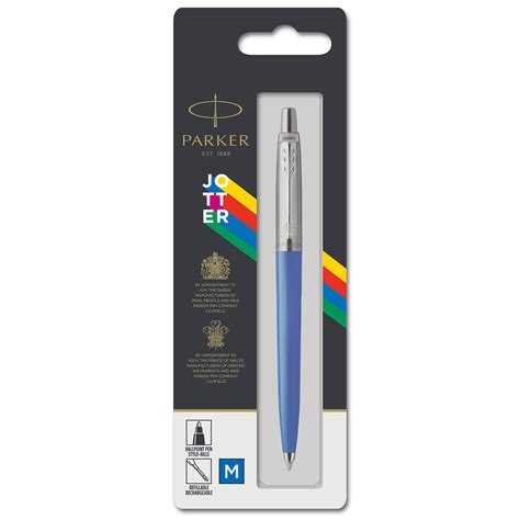 Parker Jotter Original Ballpoint Pen - Blue Chrome Trim | 2076052 | The Online Pen Company