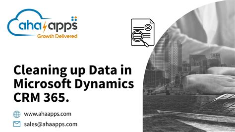 Cleaning Up Data In Microsoft Dynamics 365 Crm Support Ahaapps