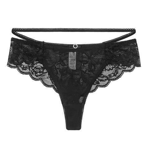 Womens Sheer Lace Panties Sexy See Through Mesh Cotton Crotch Seamless Briefs Womens Sexiest