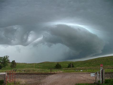 Storm Cloud over Thedford, Nebraska 2013