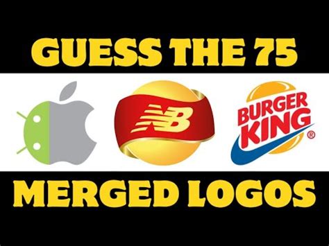 Guess The 75 Brands From These Merged Logos In 3 Seconds YouTube