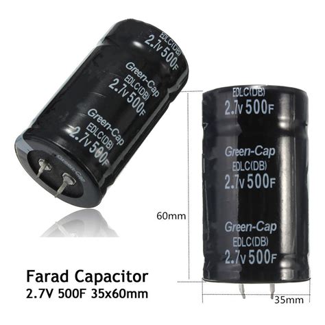 Msia Ready Stock Hr Ship V F Farad Capacitor Mm Super