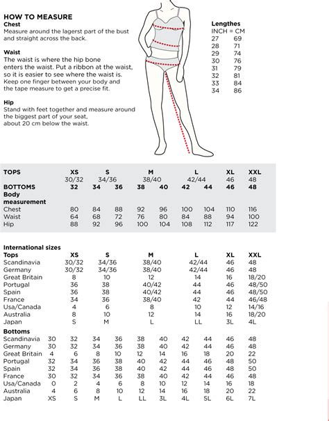 Size chart