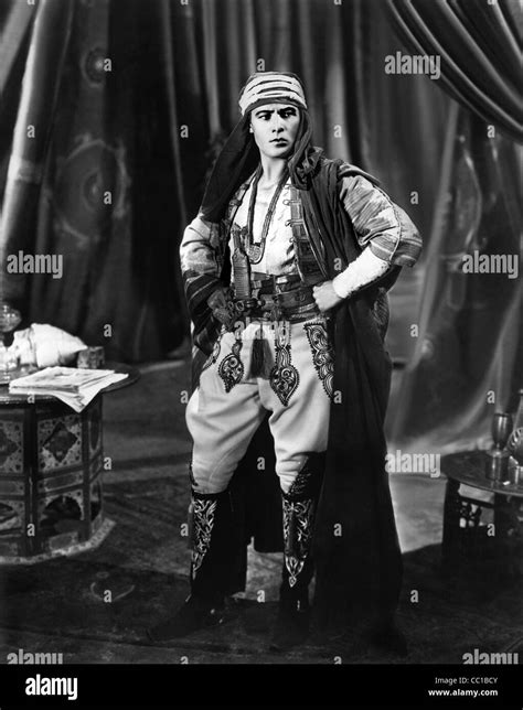 Rudolph Valentino The Son Of The Sheik Stock Photo Alamy