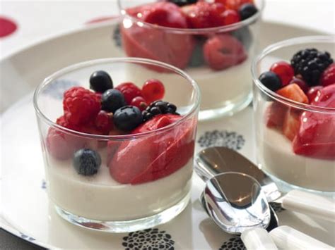 Panna Cotta Met Rood Fruit Libelle Lekker