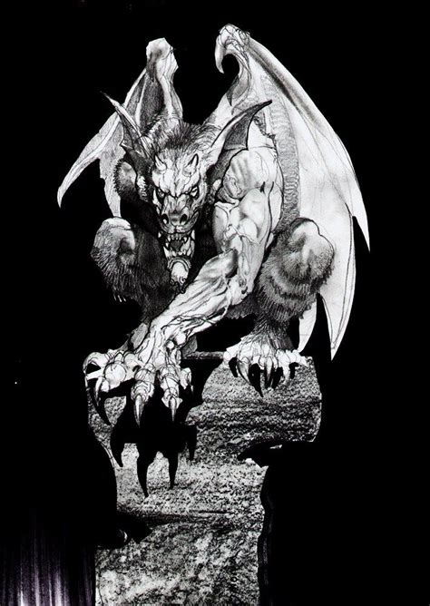 Pencils Inks And Sketches The Art Of Simon Bisley Gargoyles Art