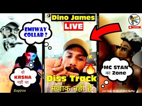 Dino James Live Dino James Talk About Krsna Mc Stan Emiway