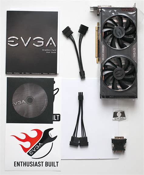 Evga Gtx Sc W Acx Cooler Gb Review Packaging Contents