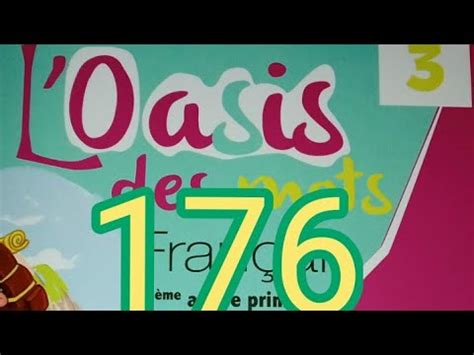 Activit S Orales Page L Oasis Des Mots Ann E Primaire Youtube