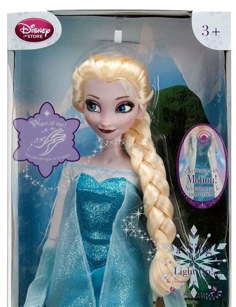 Mu Eca Pelicula Frozen Elsa Canta Y Luz Disney Store En