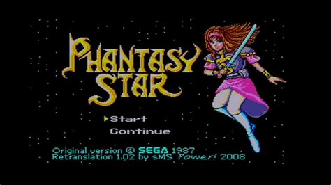 Retranslated Phantasy Star With Fm Music On Sega Master System Youtube