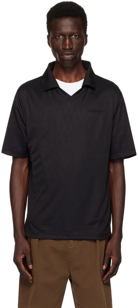 Han Kjobenhavn Black Football Polo SSENSE