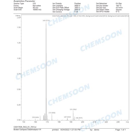 CAS 1128 13 8 CHEMSOON MOF COF Material Professional Supplier