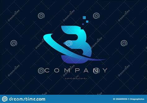 C Blue Alphabet Letter Logo Icon Creative Design Template For Company And Business With Swoosh