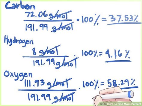 How To Find Mass Percent 11 Steps With Pictures Wikihow