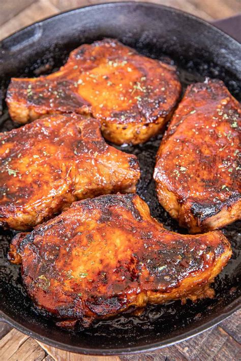 Honey Garlic Pork Chops Plain Chicken