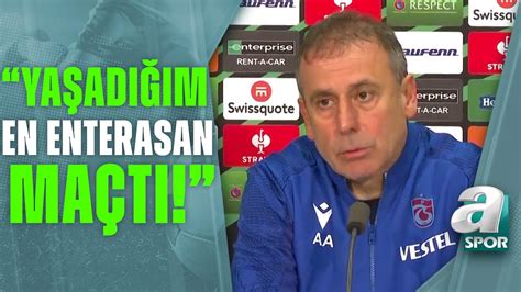 Basel 2 0 Trabzonspor Abdullah Avcı Maç Sonu Basın Toplantısı A Spor