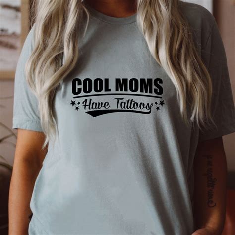 Cool Moms Have Tattoos Svg Tattoo Svg Tattooed Mom Svg Etsy India