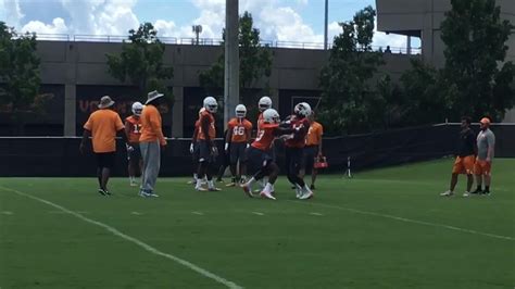 Clips from UT Vols practice, Aug. 4