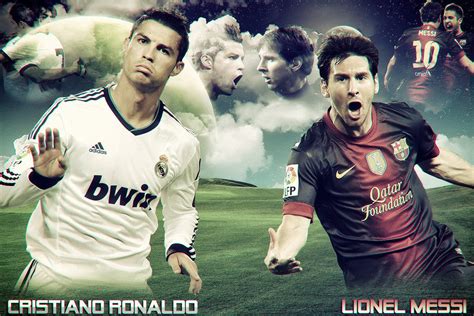 Lionel Messi Vs Cristiano Ronaldo Wallpaper