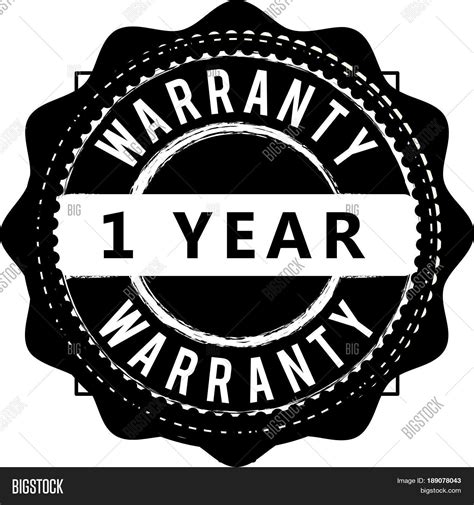 Year Warranty Vector Photo Free Trial Bigstock